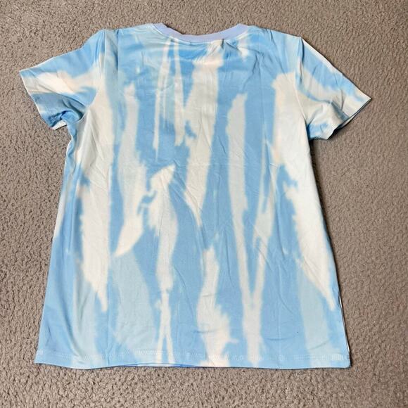 Winnie The Pooh Tee Youth 8-9‎ Blue White Tie-Dye Disney PatPat T-Shirt NEW - Picture 2 of 9